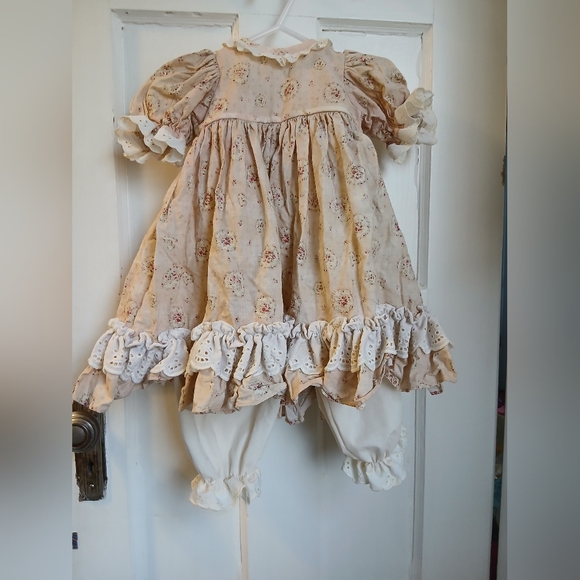 3/$8 Vintage Doll Dress With Pants Outfit Doll Maker Linda Rick - Picture 6 of 13